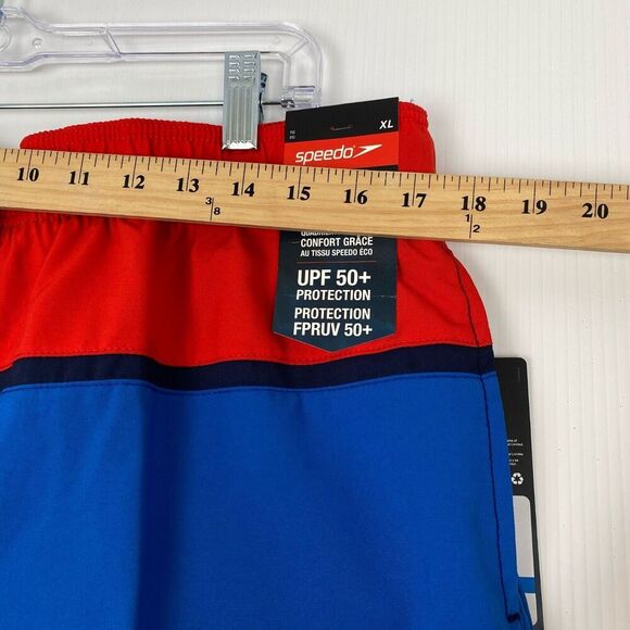 Speedo Men's Swimsuit size XL Multicolor Round beach Volley Board Shorts UPF 50+ - Picture 8 of 9